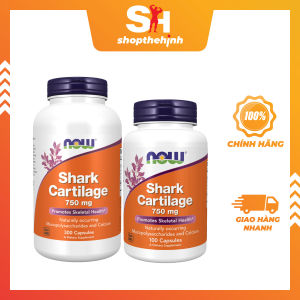 Now Shark Cartage 750mg - Giảm Đau Giúp Chắc Khỏe Bảo Vệ Xương Khớp