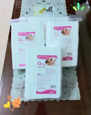 Combo 4 Gói Khăn vải khô đa năng AMY BABY 300gr An toàn cho trẻ sơ sinh Vải bi dày Siêu mềm mịn Giá tại xưởng.