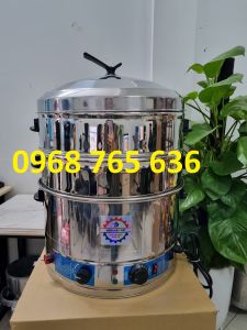 Nồi hấp xôi Xửng hấp bánh bao pate công nghiệp size 52cm INOX CAO CẤP có 123 tầng hấp