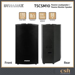 DYNAMAX TSCSM10 10" 2-WAY Passive Loudspeaker 1 biji (Order 1 speaker dalam 1 order) Dynamax 10 Inch Speaker 10Inch Subwoofer Dynaudio Speakers 10S Speakers - Lazada