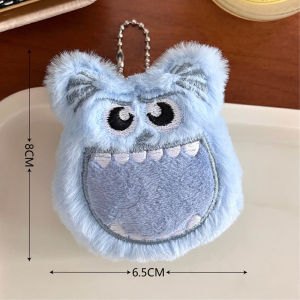 ALENADAY - Gantungan Tas Hiasan Boneka Monster Lucu Liontin Aksesoris Kunci Mobil Motor Rumah KEY28