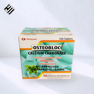 OSTEOBLOC CALCIUM CARBONATE 1500 MG CHEWABLE TABLE MINERAL FOOD SUPPLEMENT 100 TABLETS