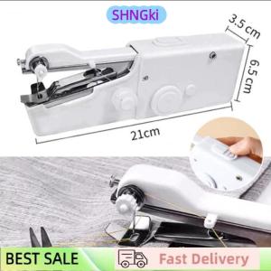 SHNGki Handheld Electric Sewing Machine Mini Portable Sewing Machine Convenient Clothing Sewing Tool