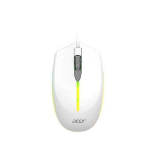 Acer USB เมาส์แบบมีสาย Omw020 เหมาะกับการทำงาน 1600DPI Light Optoelectronic Office Gaming Mouse สำหรับคอมพิวเตอร์เดสก์ท็อปและแล็ปท็อป