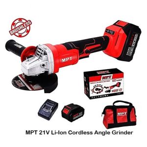 Buildmate x MPT 21V Brushless Li-Ion Cordless Angle Grinder 4.0MAH (1 BATT) MPAG2103.B1  CL
