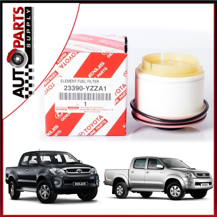TOYOTA FUEL FILTER HILUX D4D KUN25 KUN26 GEUNINE PARTS (23390YZZA1