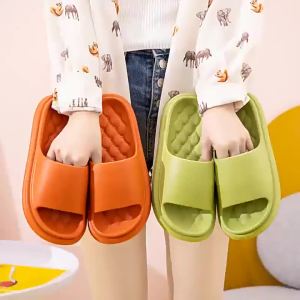 [Free Shipping] New Thick-Soled Loafers For Women 2026 Summer Collection Suitable For Indoor Use Bathroom Wear And Outdoor Activities