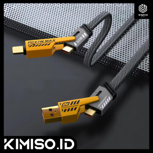 Kabel Data 4in1 65Watt Cable Data Fast Charging USB To Type-C IOS Multiple Charging AH108