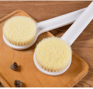 Bathing brush scrubbing tool soft fur long handle shower brush no need for people to rub back rub back rub mud brush back rub bath towel