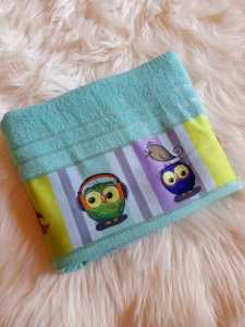 Handuk Anak Dan Bayi Sarang Lebah Bordir Nyerap Air Mikrofiber 70x140 Bisa COD