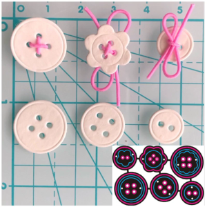 Button Cutting Dies DIY Scrapbooking Album Paper Making Decorating Tool for Children Adults Making Fun