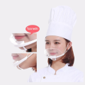 หน้ากากกันน้ำลาย หน้ากากพลาสติก หน้ากากกันกระเด็น กันน้ำลายกระเด็น mouth shield. 