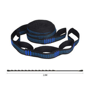 2Pcs Adjustable Hammock Straps 2M Tree Hammock Rope Camping Hammock Strap Hammock Accessories