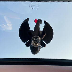 438178 ZXC DIY Car Accessory Decoration Doll Base Dragon Doll Helmet Car Motorcycle Roof Sunroof Decoration Dragon Car Decoration Interior Ornaments Dolls