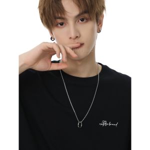 KALUNG TITANIUM MODEL CINCIN ROLO PRIA WANITA ANTI KARAT