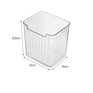 Ref Organizer Storage Refrigerator Organizer Acrylic Food Storage Box Rectangular with Handle for Kitchen Food Vegatables Fruits