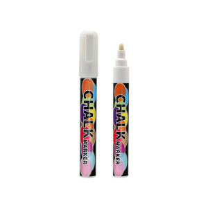 Erasable White Chalk Markers Reversible Tips Dust-free Liquid Non-Toxic Graffiti Chalk Marker Adspen