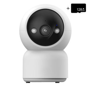 กล้องการมองเห็นได้ในเวลากลางคืนอัจฉริยะ1080P Wi-Fi กล้องวงจรปิดตรวจจับ IP แบบไร้สายในบ้านและในร่ม