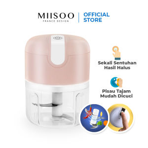 MIISOO Portable Blender Gilingan Mini Bumbu dan Daging dengan USB