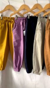 Celana Joger Anak Cewek Celana Anak Perempuan Bahan Linen Neeca Kiddos Size 2 4 6 8 10 Tahun Murah