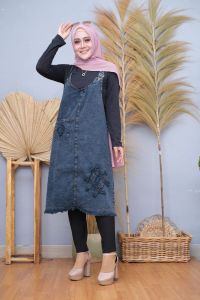 OVERALL JEANS GAUNI FIT XL-XXL/OVERALL JEANS Overall jeans wanita / jumpsuit jeans / jeans wanita / pakaian wanita terbaru / termurah / kekinian / baju kodok