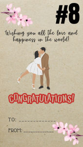 Customized Money Envelope for Wedding 50 PCS