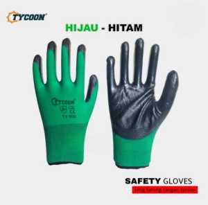 TYCOON sarung tangan safety sarung tangan latex premium sarung tangan anti slip palm fit anti minyak