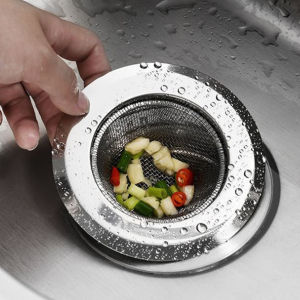 Combo 5 Dụng Cụ Lưới Lọc Rác Bồn Rửa Inox Chống Tắc Nghẽn - Giỏ Lọc Rác Thức Ăn Chống Tắc Cống Thoát Nước Nhanh - Lọc Rác Inox Phụ Kiện Nhà Bếp