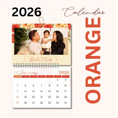 2026 CALENDAR / PERSONALIZED / CUSTOMIZED / WALL CALENDAR / FAMILY CALENDAR