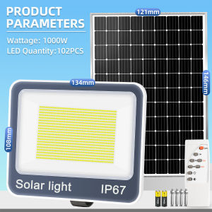 JOMO 80000 Watts Buy 1 Take 1 Solar Lights With Solar Panel Outdoor Lighting Solar LED Flood Light Waterproof Automatic Household Energy Saving Lamps Heavy Duty Spotlight 5000W 10000W 50000W Promo Sale 5 Years Warranty COD