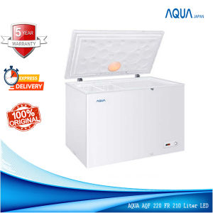 Chest Freezer AQUA Sanyo AQF 220 HC Anti Bacterial 210 Liter Low Watt Garansi 7 TH Freezer BOX Lampu LED