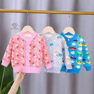 พร้อมส่ง F0031 เสื้อกันหนาวเด็ก เสื้อแขนยาว นุ่มๆ อุ่นๆ