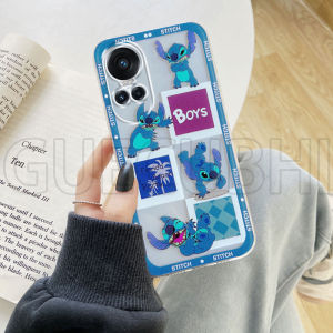 Phone Casing OPPO Reno11F Reno 11 Reno11 Pro Reno10 Pro 5G New 2023 Cute Cartoon Pooh Bear Stitch Transparent silicone Softcase OPPO Reno10 Reno 10 Pro Reno10 Pro+ 5G Phone Cover
