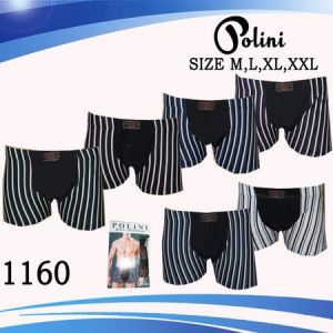 BEE - Boxer Pria Dewasa Celana Pendek Katun Premium Pakaian Dalam 1160 Polini