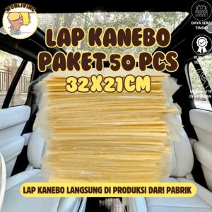 PAKET 50 PCS Lap Kanebo 32 x 21 CM |  Kain Lap serat Motor / Mobil / Perabotan rumah