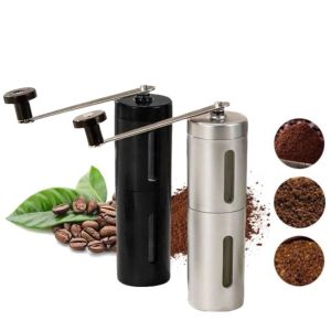 NANMEN Steel Core Manual Coffee Grinder Hand-cranked Portable Household Coffee Machine  Easy to Use Corn Grinder Cafe Use