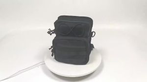 Phụ kiện xe máy địa hình dây đai Velcro đa năng nylon chống thấm nước bền bỉ túi du lịch đa năng màu đen túi tay lái #