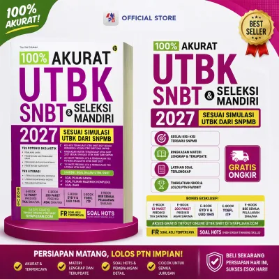 Buku UTBK SNBT / 100% AKURAT UTBK SNBT & Seleksi Mandiri 2027 / KAWAH MEDIA