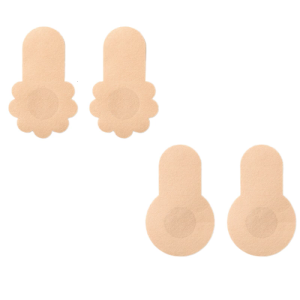 5 Pairs Breast Lift Adhesive Tape for Women Disposable Pasties Nipple Covers Push Up Adhesive Nipple Petals Stickers