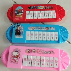 Mainan Anak Piano Organ 3192D Ukuran Kecil Menggunakan Baterai Murah | Mainan Edukasi Anak Alat Musik Piano Berbagai Macam Karakter Kemasan Kantong | Mainan Anak Piano Organ Mini Terbaru Murah