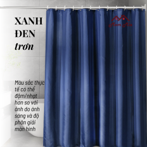 [Cao cấp] Rèm nhà tắm 2m vải Polyester dày chống thấm không thấy bóng sau rèm - G009 G010 G011