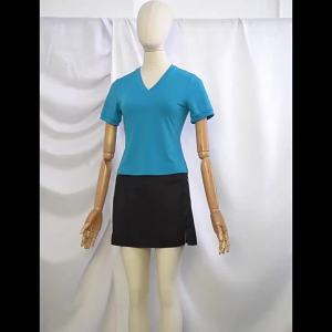 Vua Hải Tặc: Phiên bản thực tế mùa 2 cos Bộ đồ ngắn tay màu xanh dương Funa Nami cosplay Trang phục sân khấu hai chiều