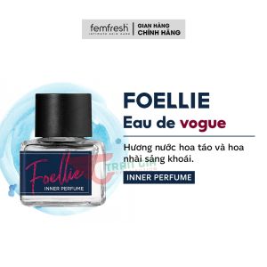 Nước hoa vùng kín FOELLIE Eau De Vogue Inner Perfume Cao Cấp Hàn Quốc hương biển tươi mát đầy mê hoặc 5ml