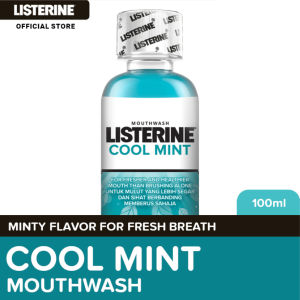Listerine Cool Mint Mouthwash 100ml: mouth wash for bad breath