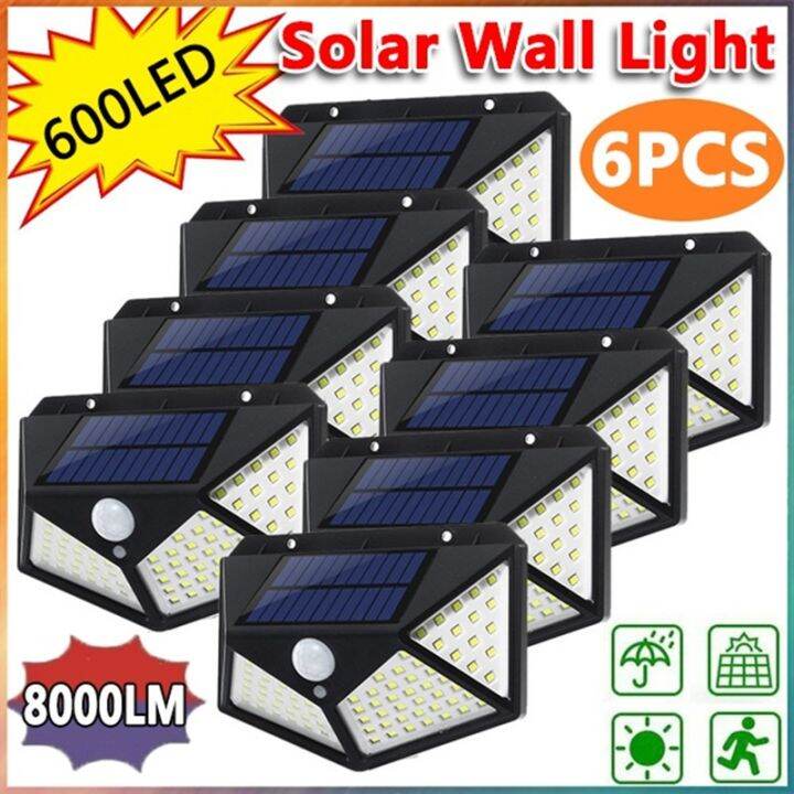 Hot Sale Lighting Pcs Led Solar Wall Lights Outdoor