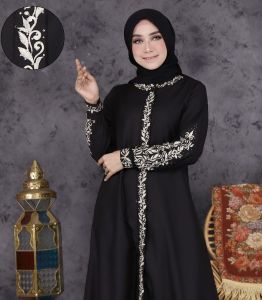 Serenda Store Baju Gamis Toyobo Bordir Wanita Remaja Lebaran Viral Kekinian Model Terbaru 2023 Dress