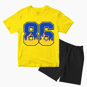 Baju Setelan Distro Anak Karakter Number 86 - Kaos Distro Number Anak Laki Laki Umur 1 - 10 Tahun