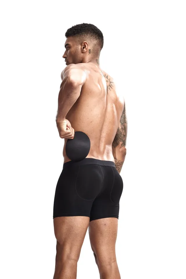 Men Sexy Underwear Butt Padded Removable Pad Butt Lifter Enlarge