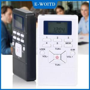 【E-WOITD】 เครื่องรับวอล์คแมนวิทยุวิทยุพกพาขนาดเล็กพร้อมหูฟัง