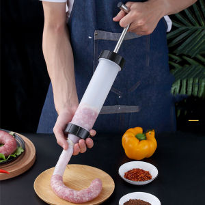 Homemade Sausage Stuffer Meat Fillers Machine Sausage Gadgets Kitchen Tools Sausage Syringe Manual Sausage Maker